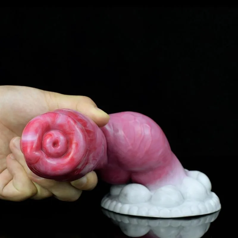 8 IN Big Knotted Silicone Dog Wolf Dildo Sex Toy 4 8 IN Big Knotted Silicone Dog Wolf Dildo Sex Toy 4