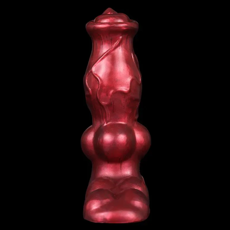 5.5 IN Soft Silicone Vibrating Dildo with Knot 5 5.5 IN Soft Silicone Vibrating Dildo with Knot 5