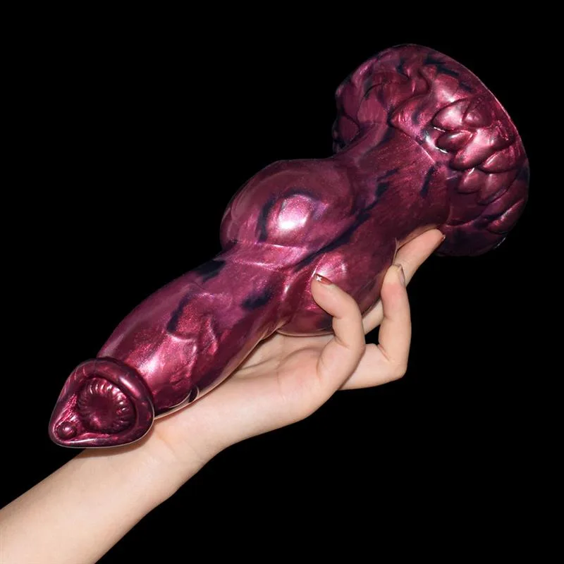 9 IN Big Knotted Silicone Dog Wolf Dildo 4 9 IN Big Knotted Silicone Dog Wolf Dildo 4
