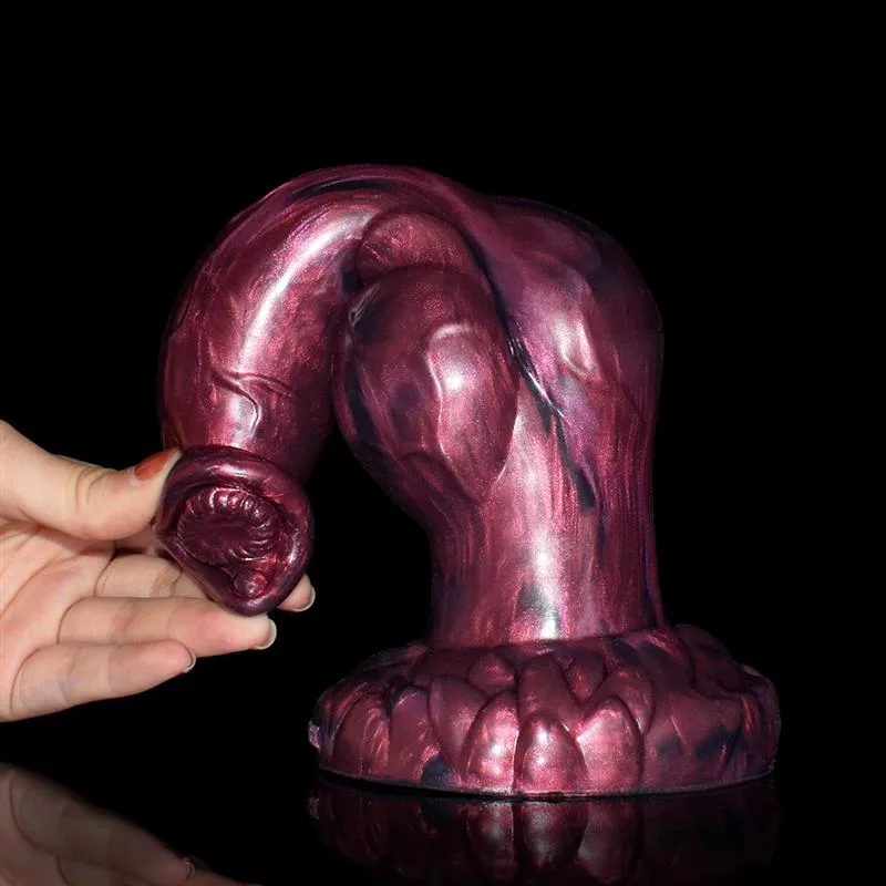 9 IN Big Knotted Silicone Dog Wolf Dildo 6 9 IN Big Knotted Silicone Dog Wolf Dildo 6