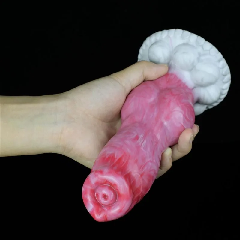8 IN Big Knotted Silicone Dog Wolf Dildo Sex Toy 2 8 IN Big Knotted Silicone Dog Wolf Dildo Sex Toy 2