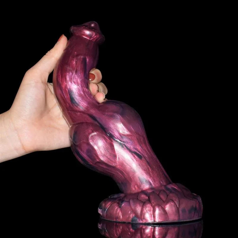 9 IN Big Knotted Silicone Dog Wolf Dildo 5 9 IN Big Knotted Silicone Dog Wolf Dildo 5