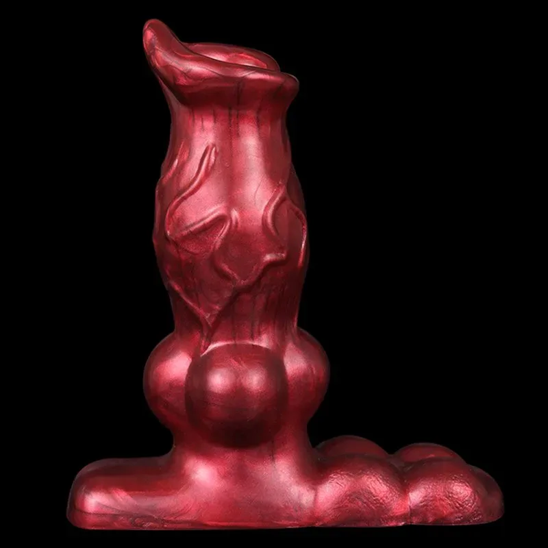 5.5 IN Soft Silicone Vibrating Dildo with Knot 4 5.5 IN Soft Silicone Vibrating Dildo with Knot 4