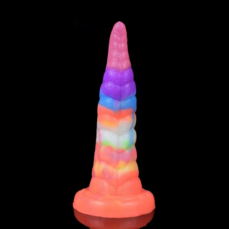 7 IN Glow-In-The-Dark Little Octopus Tentacle Dildo for Beginner 3 7 IN Glow-In-The-Dark Little Octopus Tentacle Dildo for Beginner 3