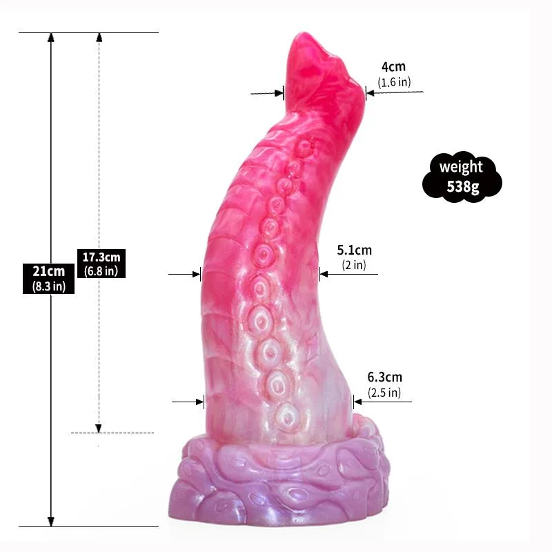 8 IN Pink Tentacle Dildo Silicone Novelty Adult Toy 1 8 IN Pink Tentacle Dildo Silicone Novelty Adult Toy 1