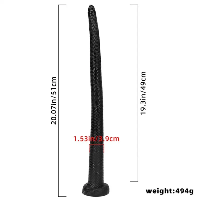 20 IN Extra Long Snake Dildo PVC Anal Stretcher 1 20 IN Extra Long Snake Dildo PVC Anal Stretcher 1