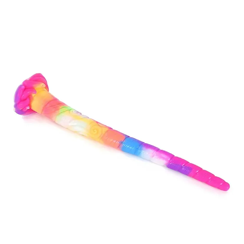 18 IN Long Slim Tentacle Anal Dildo Luminous Octopus Adult Toy 4 18 IN Long Slim Tentacle Anal Dildo Luminous Octopus Adult Toy 4