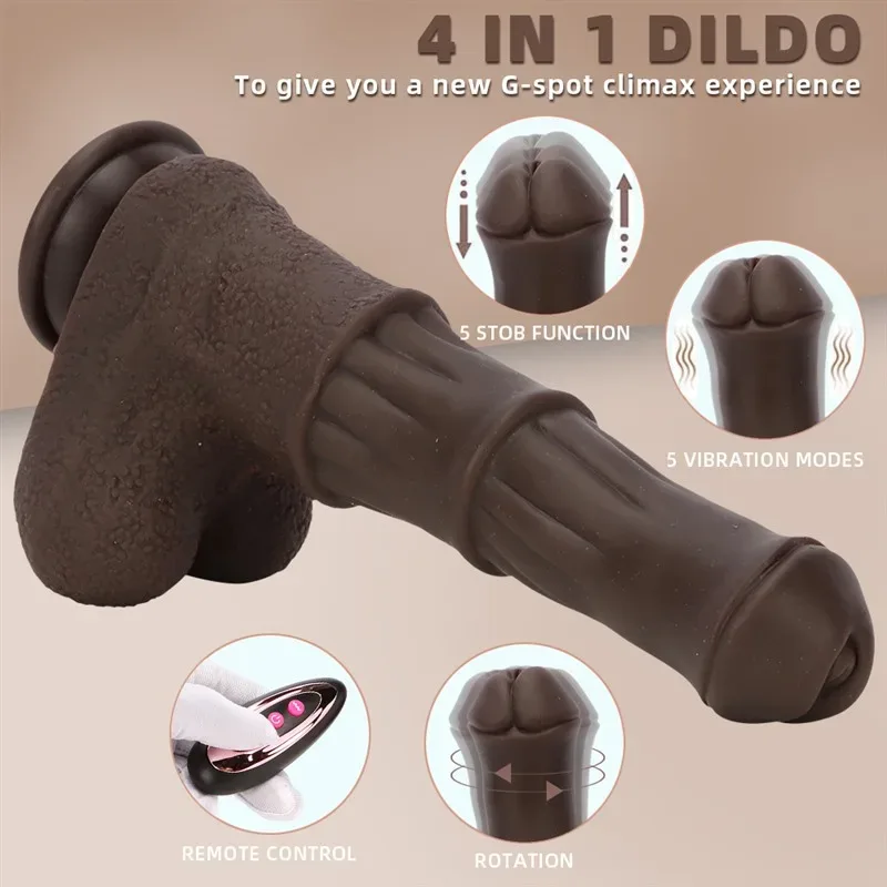 9 Inch Horse Dildo Vibrator 4 IN 1 Rechargeable Animal Penis 1 9 Inch Horse Dildo Vibrator 4 IN 1 Rechargeable Animal Penis 1