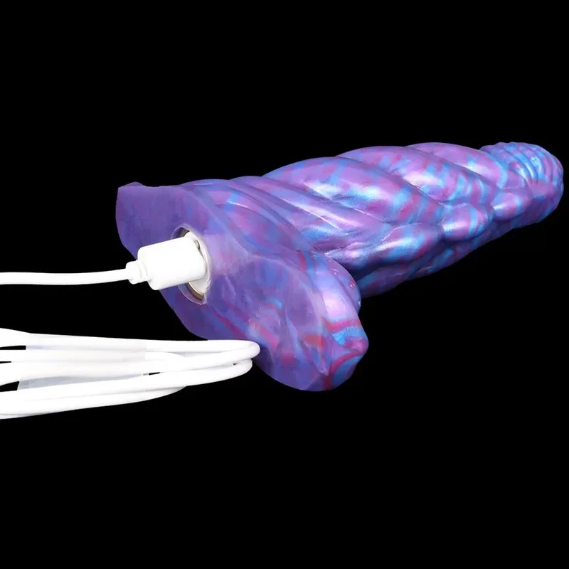 5 IN Silicone Vibrating Exotic Dildo with Remote 3 5 IN Silicone Vibrating Exotic Dildo with Remote 3