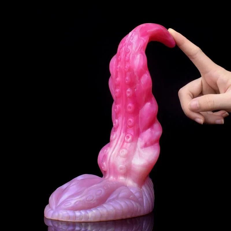 9 IN Tentacle Silicone Dildo Octopus Sex Toy 7 9 IN Tentacle Silicone Dildo Octopus Sex Toy 7