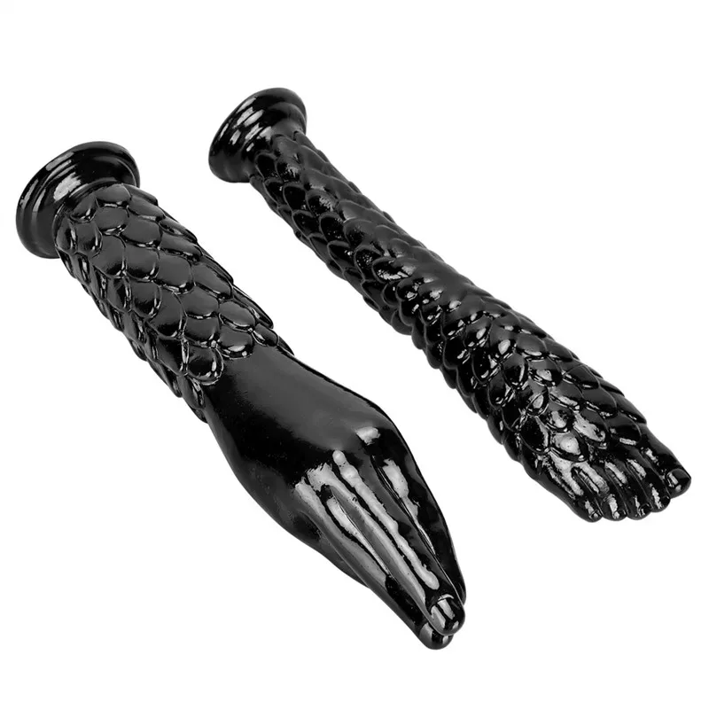 13 IN Black Forearm & Foot PVC Dildo Sex Toy 2 13 IN Black Forearm & Foot PVC Dildo Sex Toy 2