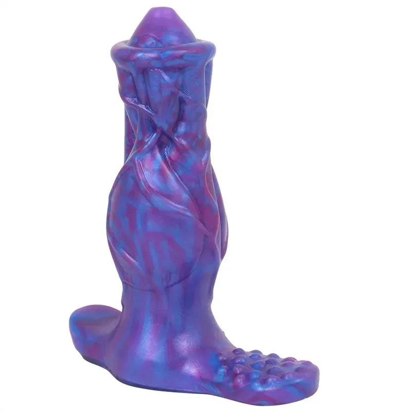 5 IN Rechargeable Vibrating Knotted Alien Dildo Sex Toy 4 5 IN Rechargeable Vibrating Knotted Alien Dildo Sex Toy 4