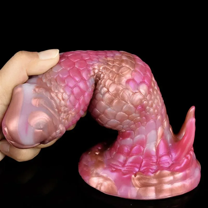 7 IN Short Dragon Knot Dildo Silicone Special Sex Toy 6 7 IN Short Dragon Knot Dildo Silicone Special Sex Toy 6