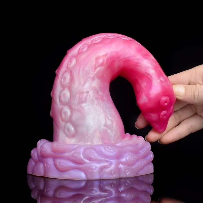 8 IN Pink Tentacle Dildo Silicone Novelty Adult Toy 9 8 IN Pink Tentacle Dildo Silicone Novelty Adult Toy 9