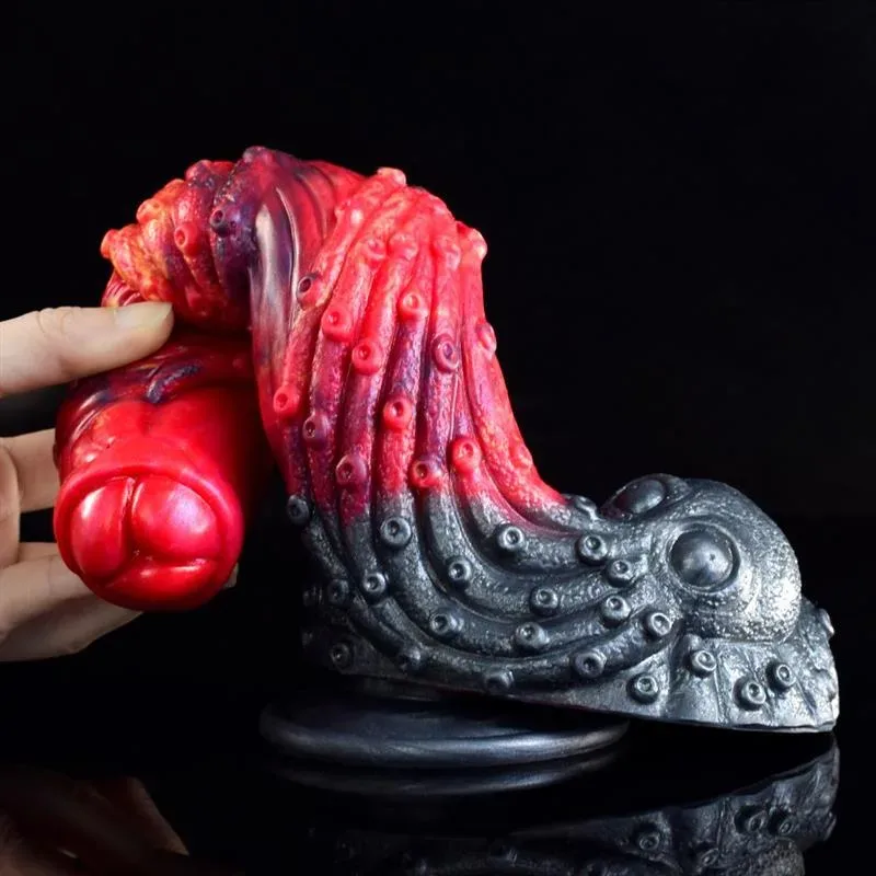 9 IN Octopus Squid Dildo Fantasy Silicone Tentacle Sex Toy 4 9 IN Octopus Squid Dildo Fantasy Silicone Tentacle Sex Toy 4