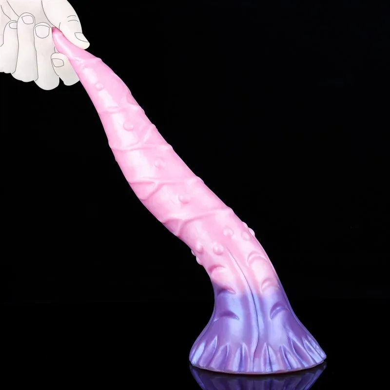 11.5 IN Large Demon Tongue Dildo Fantasy Silicone Adult Toy 6 11.5 IN Large Demon Tongue Dildo Fantasy Silicone Adult Toy 6
