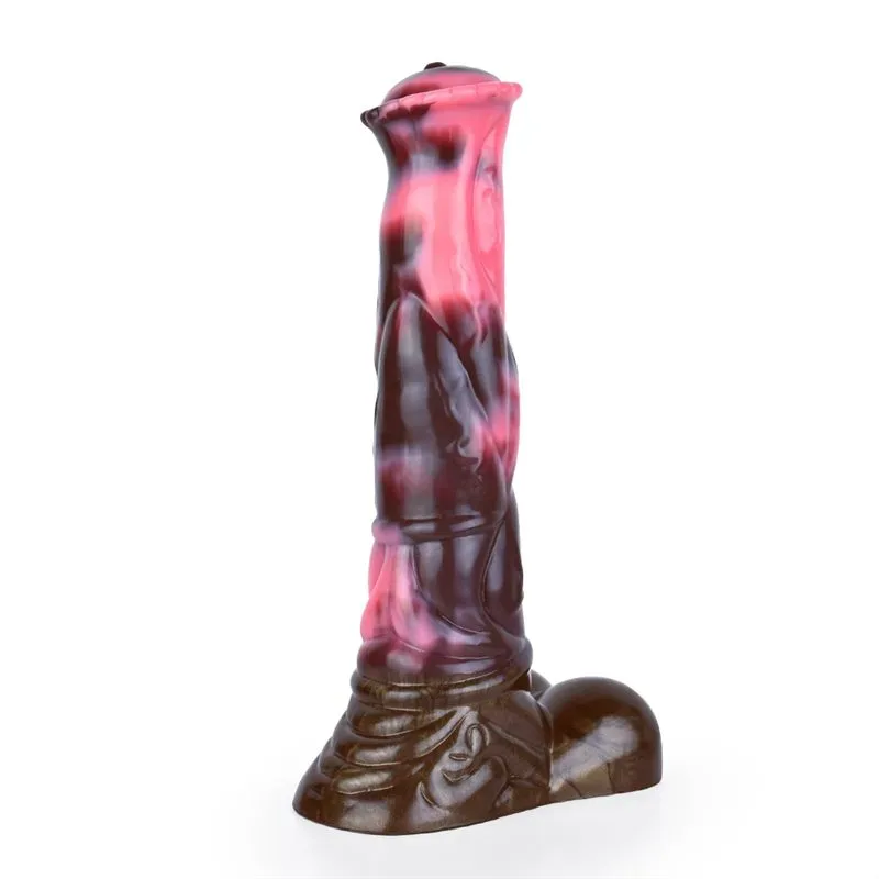 10 IN Flared Head Horse Dildo Soft Silicone Donkey Penis 2 10 IN Flared Head Horse Dildo Soft Silicone Donkey Penis 2