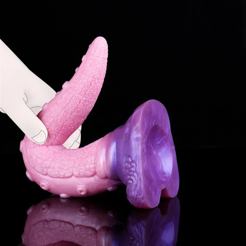 11 IN Fantasy Tongue Tentacle Dildo Novelty Adult Toy 7 11 IN Fantasy Tongue Tentacle Dildo Novelty Adult Toy 7