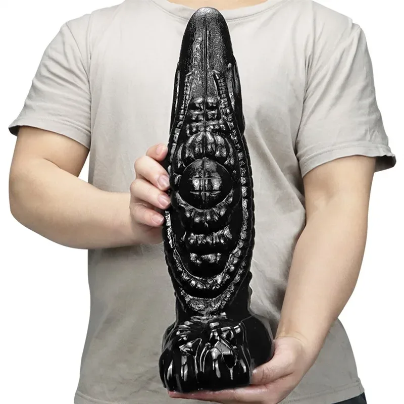 14.5 IN Black Huge Alien Dildo Unusual Sex Toy 6 14.5 IN Black Huge Alien Dildo Unusual Sex Toy 6