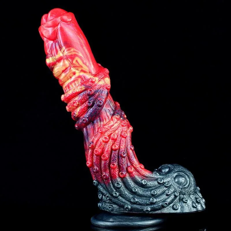 9 IN Octopus Squid Dildo Fantasy Silicone Tentacle Sex Toy 6 9 IN Octopus Squid Dildo Fantasy Silicone Tentacle Sex Toy 6