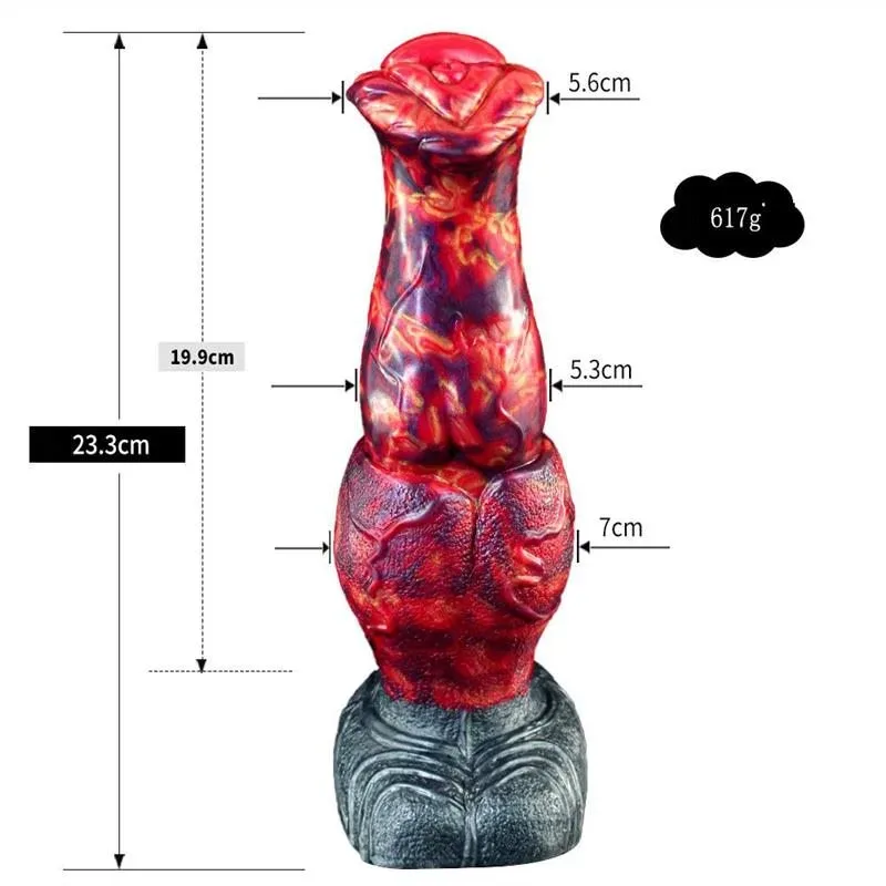 9 IN Fantasy Platinum Cured Silicone Horse Dildo with Thick Knot 1 9 IN Fantasy Platinum Cured Silicone Horse Dildo with Thick Knot 1