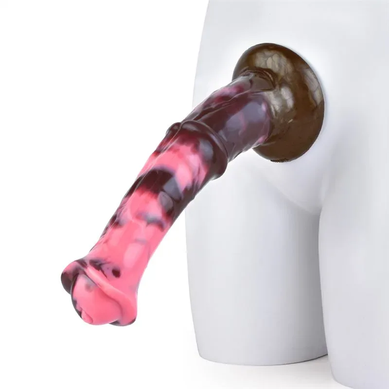 11 IN Horse Cock Shaped Dildo Flexible Animal Penis 3 11 IN Horse Cock Shaped Dildo Flexible Animal Penis 3