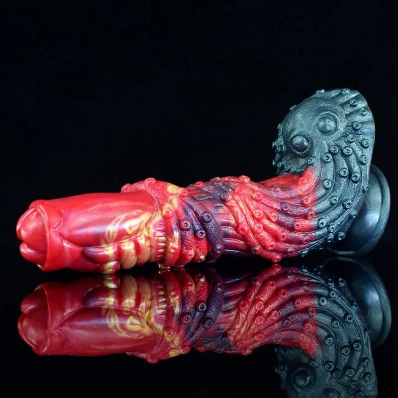 9 IN Octopus Squid Dildo Fantasy Silicone Tentacle Sex Toy 8 9 IN Octopus Squid Dildo Fantasy Silicone Tentacle Sex Toy 8