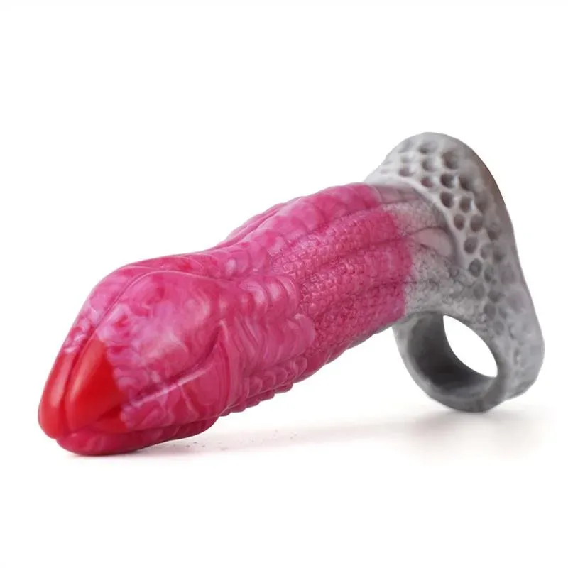 6.8 IN Fantasy Dragon & Alien Penis Sleeve Silicone Cock Sheath 7 6.8 IN Fantasy Dragon & Alien Penis Sleeve Silicone Cock Sheath 7