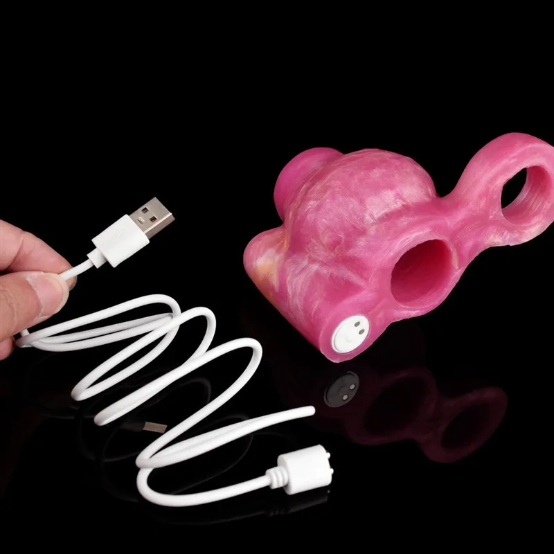 Fantasy Vibrating Silicone Knot Men Penis Extender 4 Fantasy Vibrating Silicone Knot Men Penis Extender 4