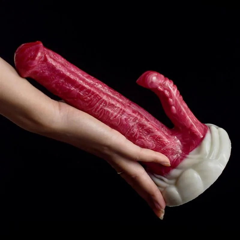 8.5 IN Double Headed Suction Cup Demon Dildo 4 8.5 IN Double Headed Suction Cup Demon Dildo 4