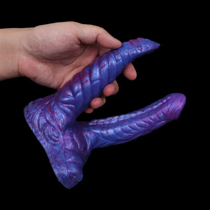 7 IN Purple Suction Cup Double Headed Monster Dildo 4 7 IN Purple Suction Cup Double Headed Monster Dildo 4