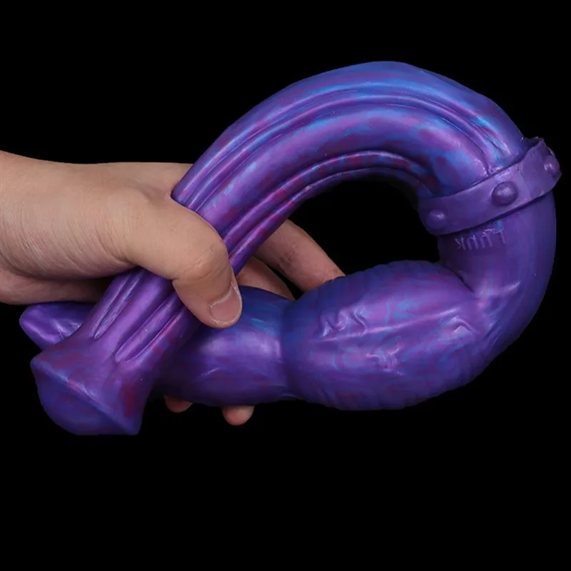 16.5 IN Purple Double-Sided Knotted Dog & Horse Dildo 7 16.5 IN Purple Double-Sided Knotted Dog & Horse Dildo 7