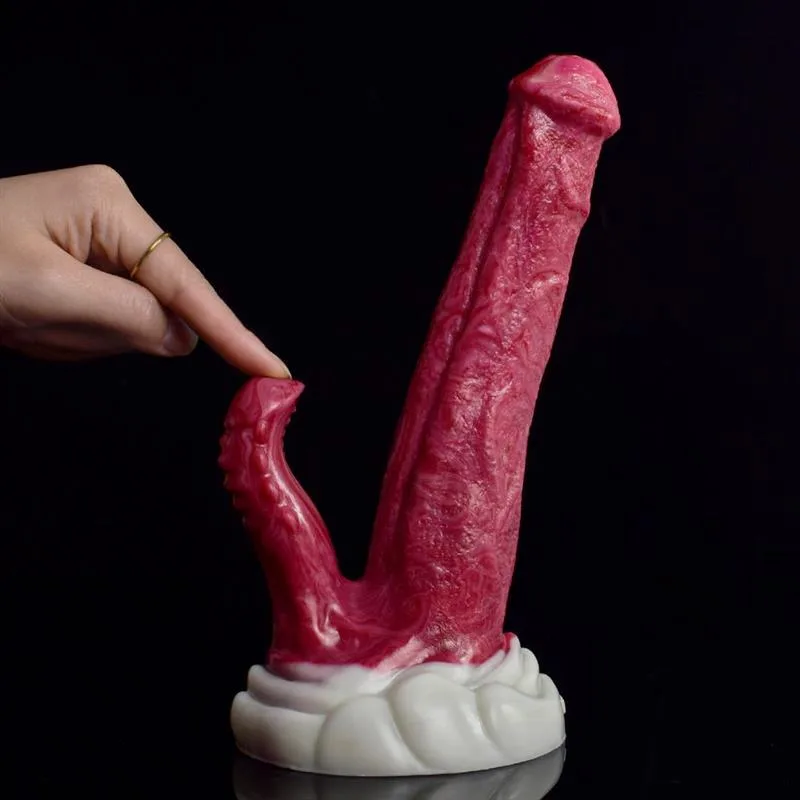 8.5 IN Double Headed Suction Cup Demon Dildo 2 8.5 IN Double Headed Suction Cup Demon Dildo 2
