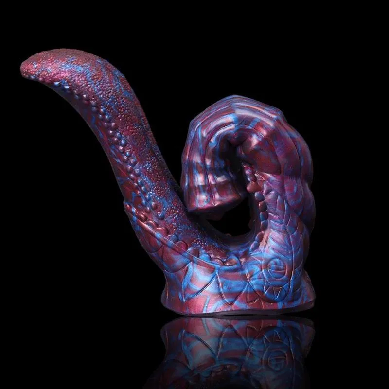 7.5 IN Fantasy Silicone Alligator Mouth Double Dildo 6 7.5 IN Fantasy Silicone Alligator Mouth Double Dildo 6