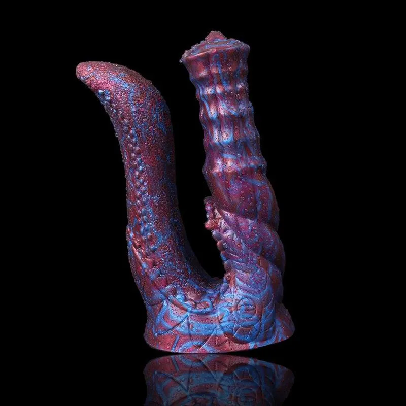 7.5 IN Fantasy Silicone Alligator Mouth Double Dildo 4 7.5 IN Fantasy Silicone Alligator Mouth Double Dildo 4