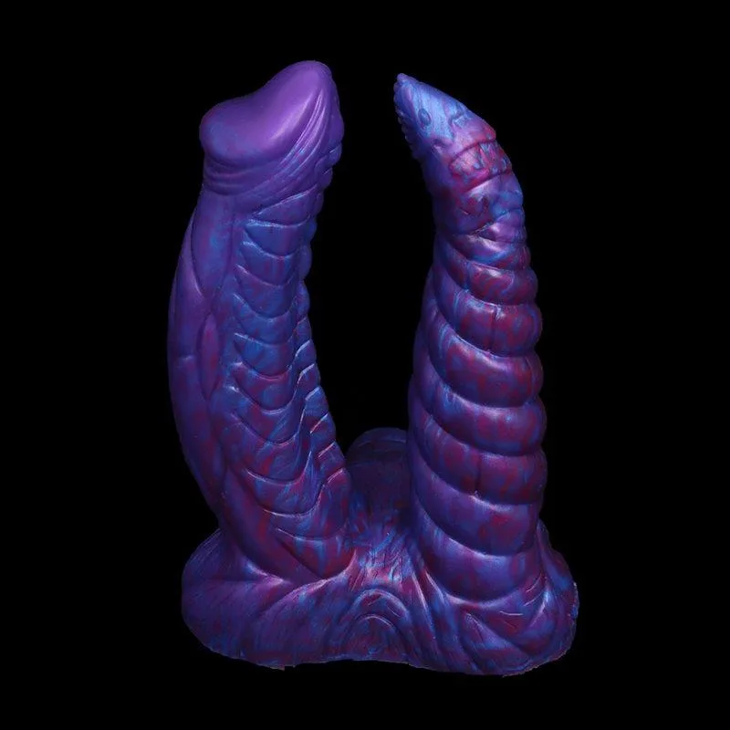 7 IN Purple Suction Cup Double Headed Monster Dildo 2 7 IN Purple Suction Cup Double Headed Monster Dildo 2