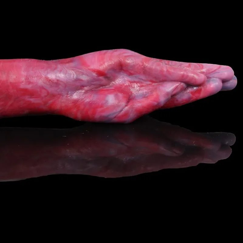 16 IN Large Silicone Double Sided Hand Dildo 6 16 IN Large Silicone Double Sided Hand Dildo 6