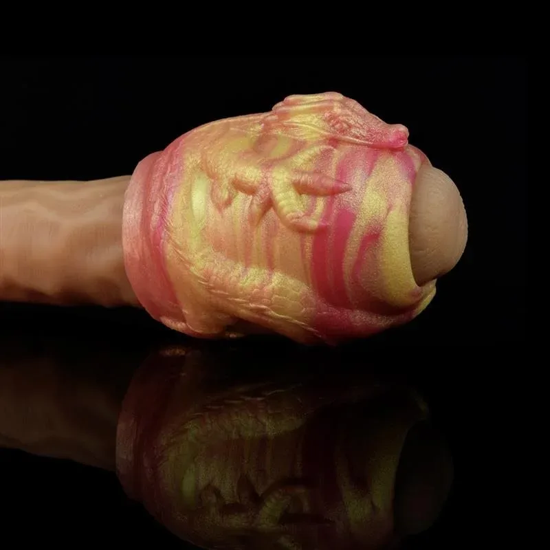 Fantasy Knot Dragon Penis Sleeve for Girth 7 Fantasy Knot Dragon Penis Sleeve for Girth 7