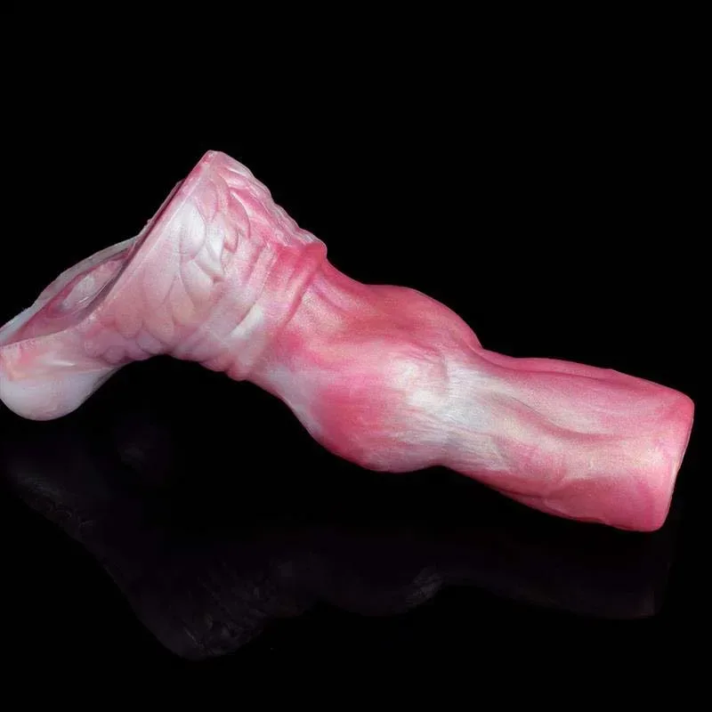 Open Tip Silicone Fantasy Knot Penis Extender Sleeve 4 Open Tip Silicone Fantasy Knot Penis Extender Sleeve 4