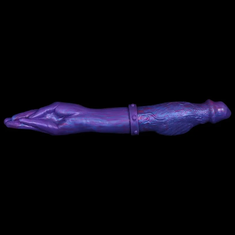16.5 IN Purple Double-Sided Dog & Palm Dildo 2 16.5 IN Purple Double-Sided Dog & Palm Dildo 2