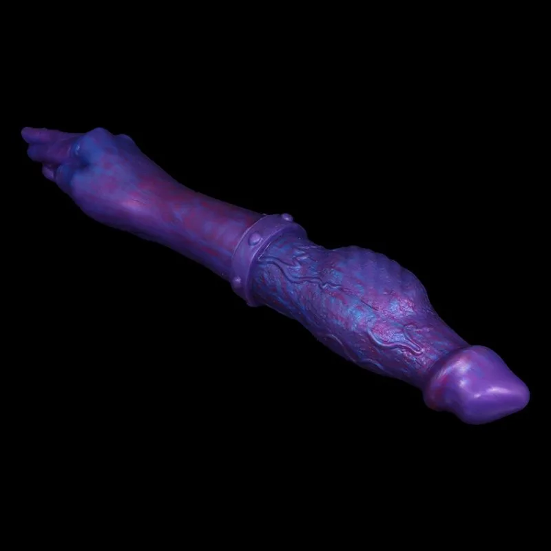 16.5 IN Purple Double-Sided Dog & Palm Dildo 6 16.5 IN Purple Double-Sided Dog & Palm Dildo 6
