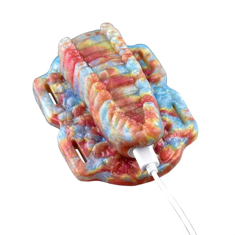 Fantasy Silicone Strap On Vibrating Tentacle Grinder 4 Fantasy Silicone Strap On Vibrating Tentacle Grinder 4