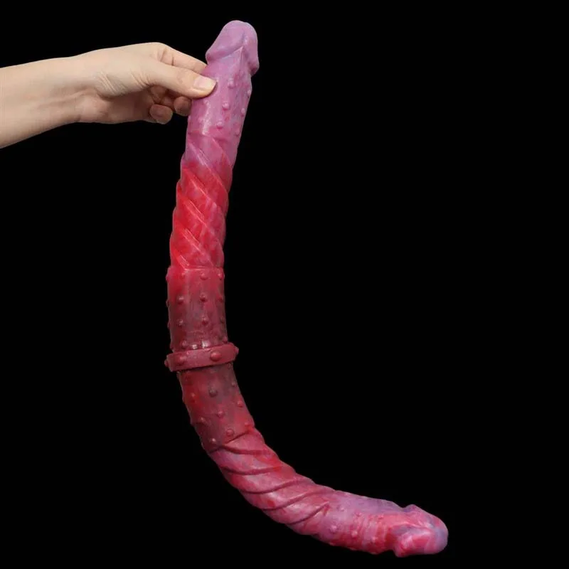 20.5 IN Extra Long Beaded Double Pleasure Dildo 4 20.5 IN Extra Long Beaded Double Pleasure Dildo 4