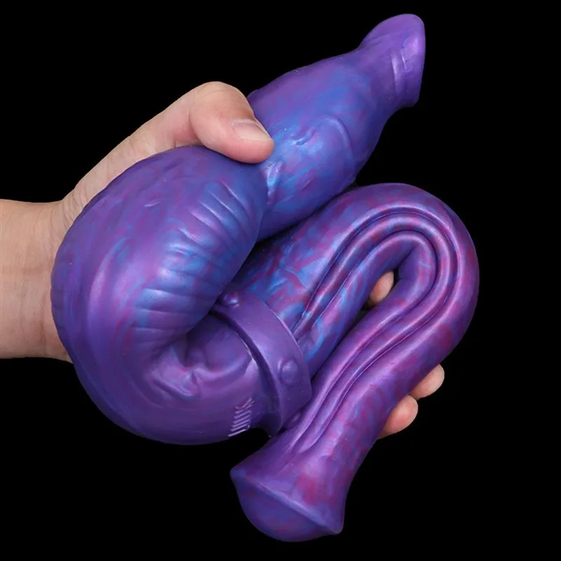 16.5 IN Purple Double-Sided Knotted Dog & Horse Dildo 8 16.5 IN Purple Double-Sided Knotted Dog & Horse Dildo 8