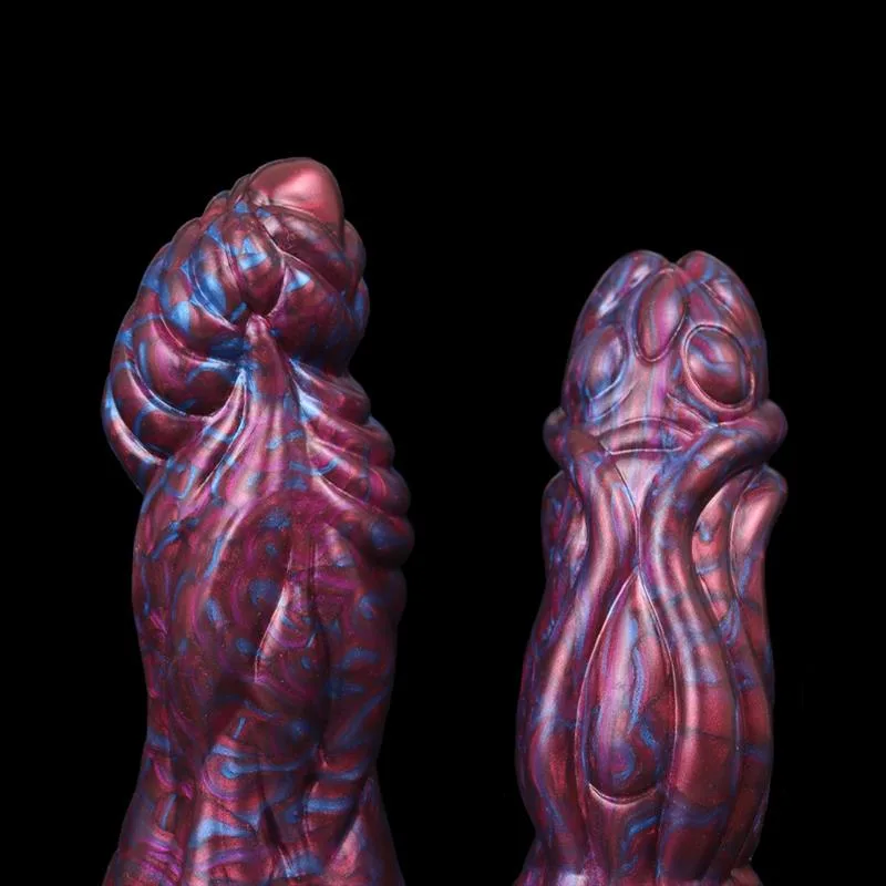 8 IN Fantasy Silicone Double-Headed Alien Dildo 7 8 IN Fantasy Silicone Double-Headed Alien Dildo 7