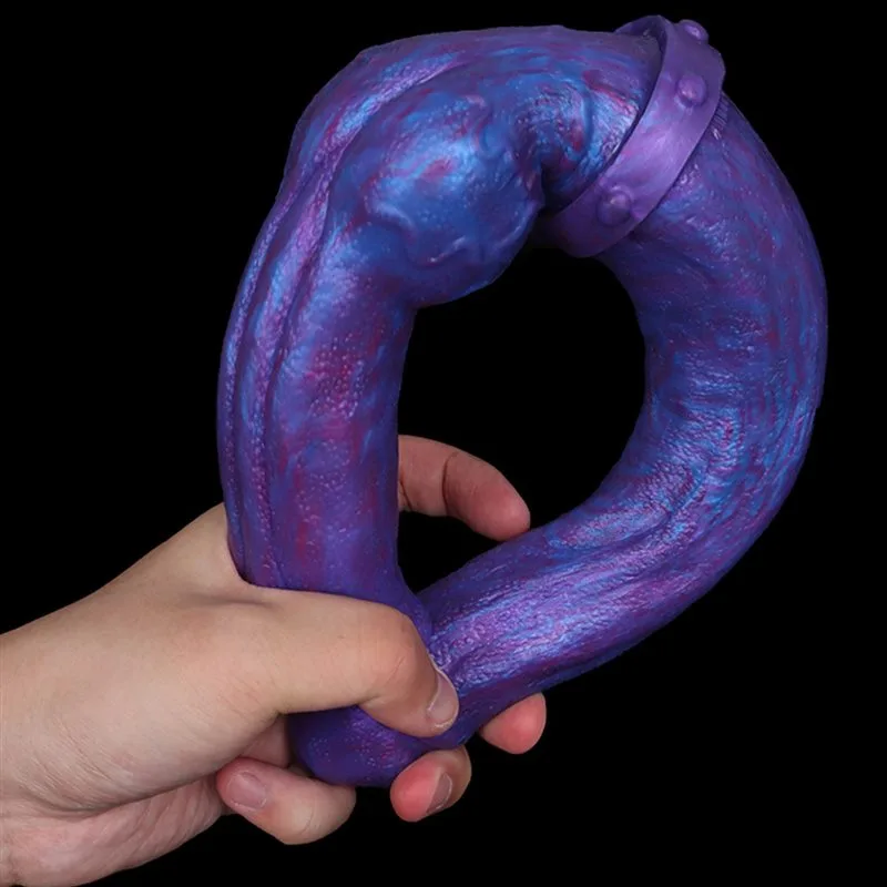 15.5 IN Purple Double-Ended Horse Animal Dildo 6 15.5 IN Purple Double-Ended Horse Animal Dildo 6