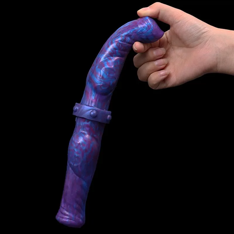 12 IN Purple Double-Ended Dog Knot Dildo 3 12 IN Purple Double-Ended Dog Knot Dildo 3