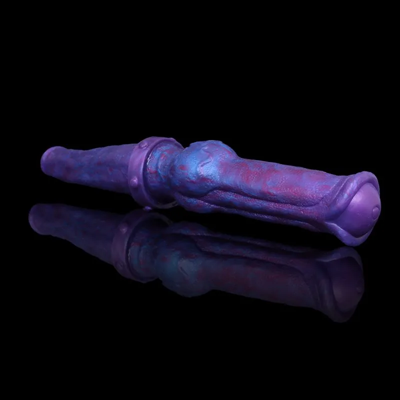 15.5 IN Purple Double-Ended Horse Animal Dildo 2 15.5 IN Purple Double-Ended Horse Animal Dildo 2