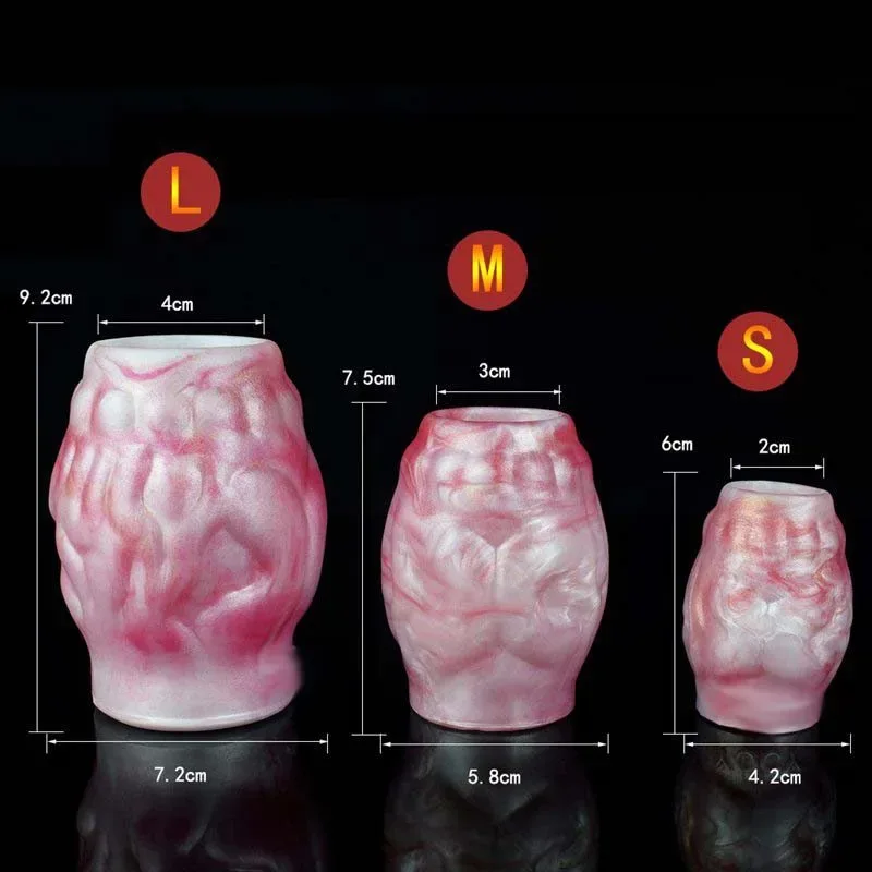 Silicone Fantasy Knot Penis Sleeve Male Cock Ring 2 Silicone Fantasy Knot Penis Sleeve Male Cock Ring 2