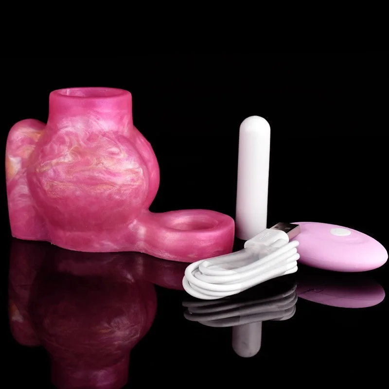 Fantasy Vibrating Silicone Knot Men Penis Extender 2 Fantasy Vibrating Silicone Knot Men Penis Extender 2